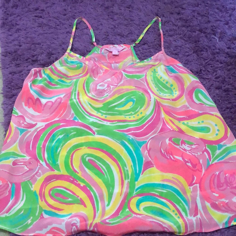 Lilly Pulitzer silk tank